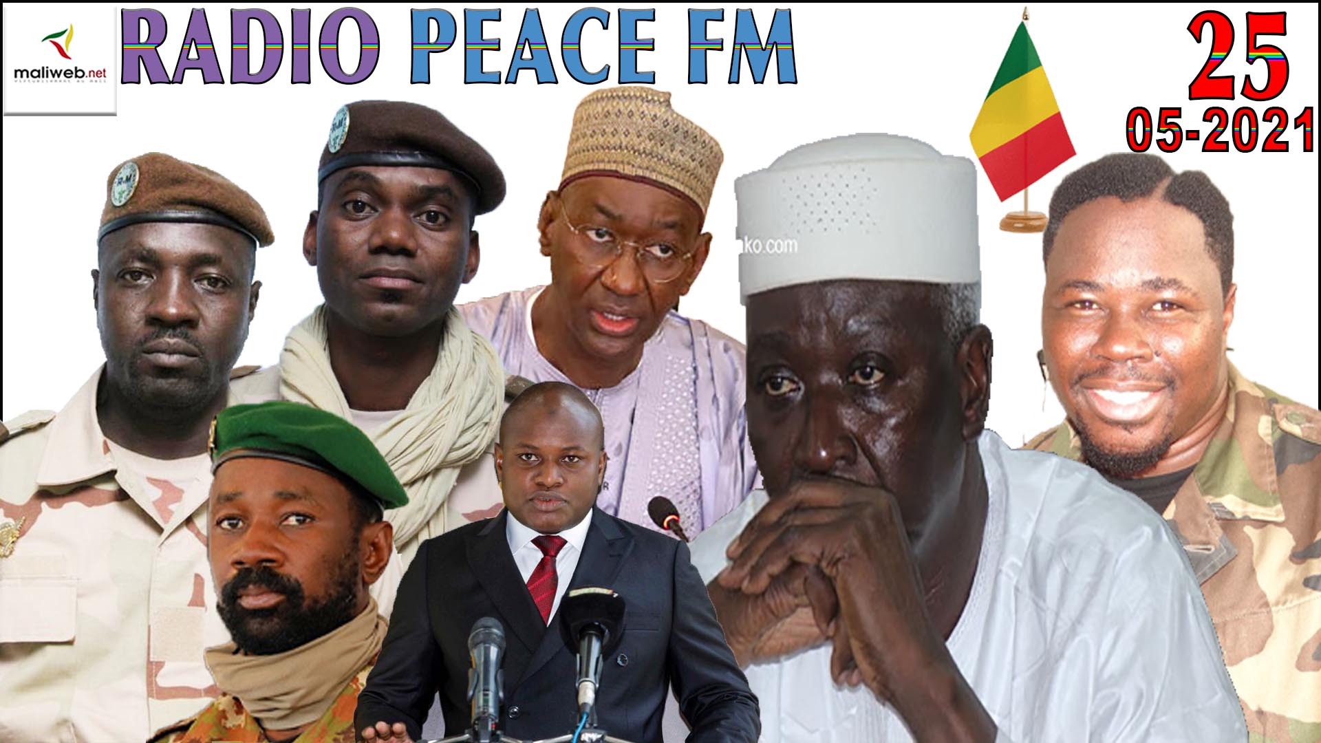 La Revue de Presse de la RADIO PEACE FM du 25 Mai 2021