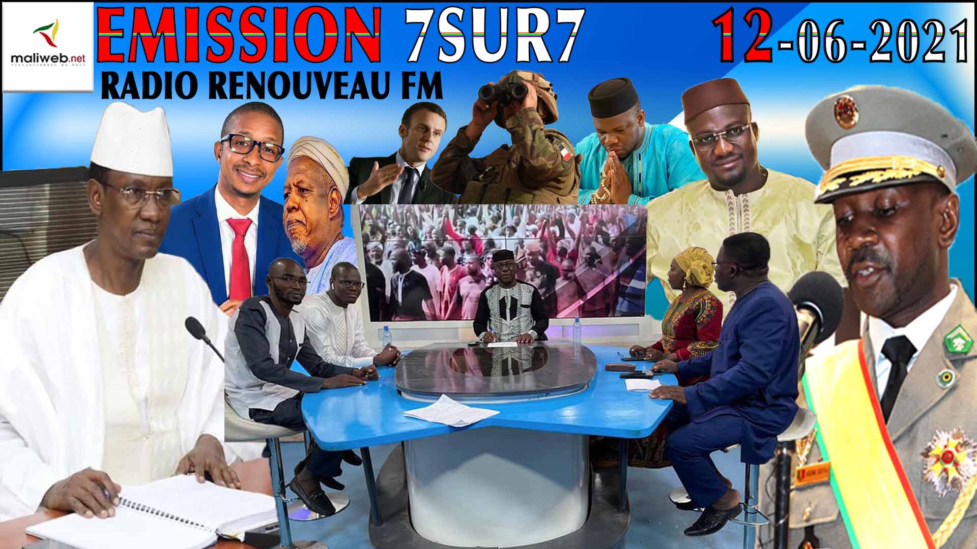 Emission 7SUR7 de la Radio Renouveau FM du 12 juin 2021