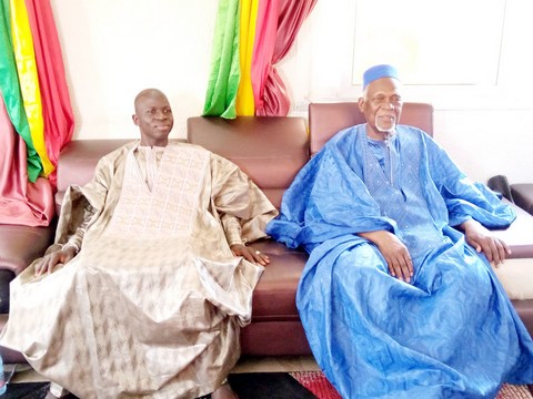 visite chez les familles fondatrices de Bamako :  Abdou Coulibaly reçu par les patriarches