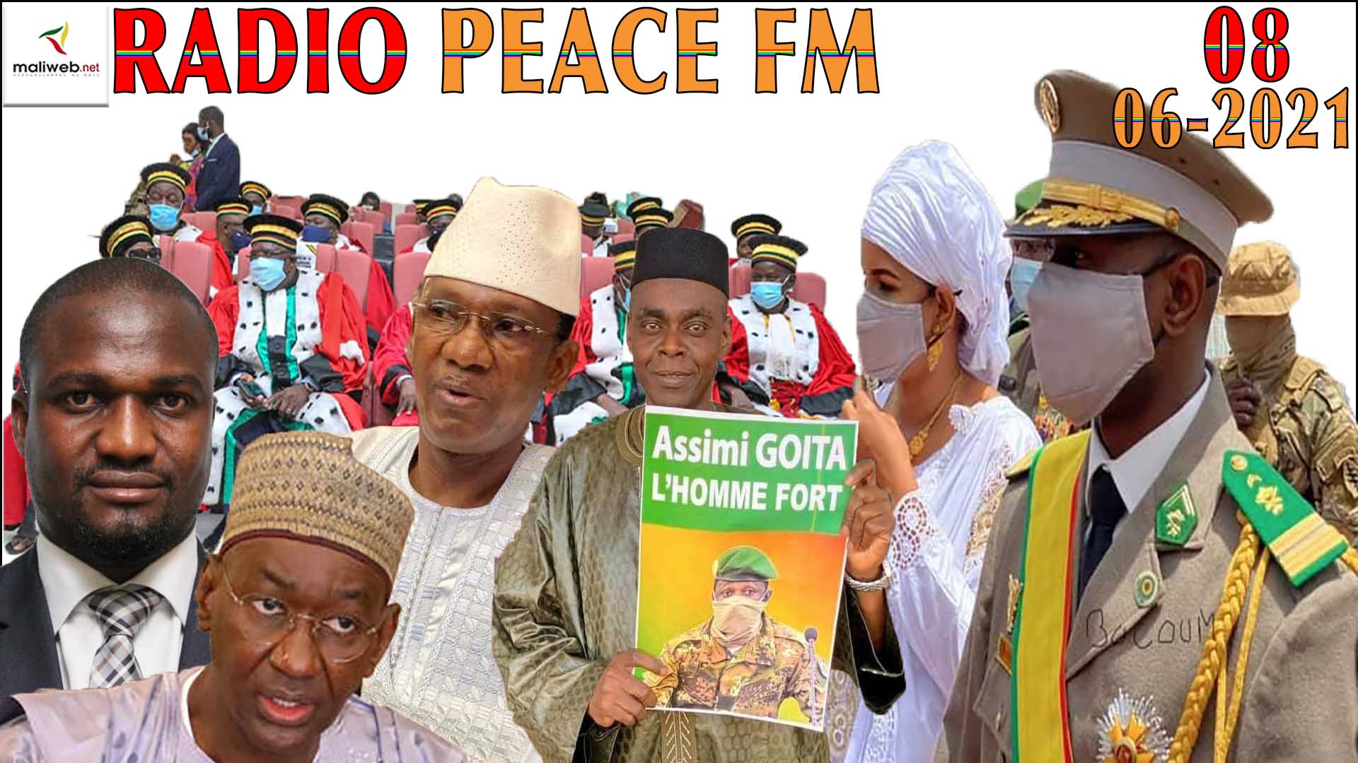 La Revue de Presse de la RADIO PEACE FM du 08 Juin 2021