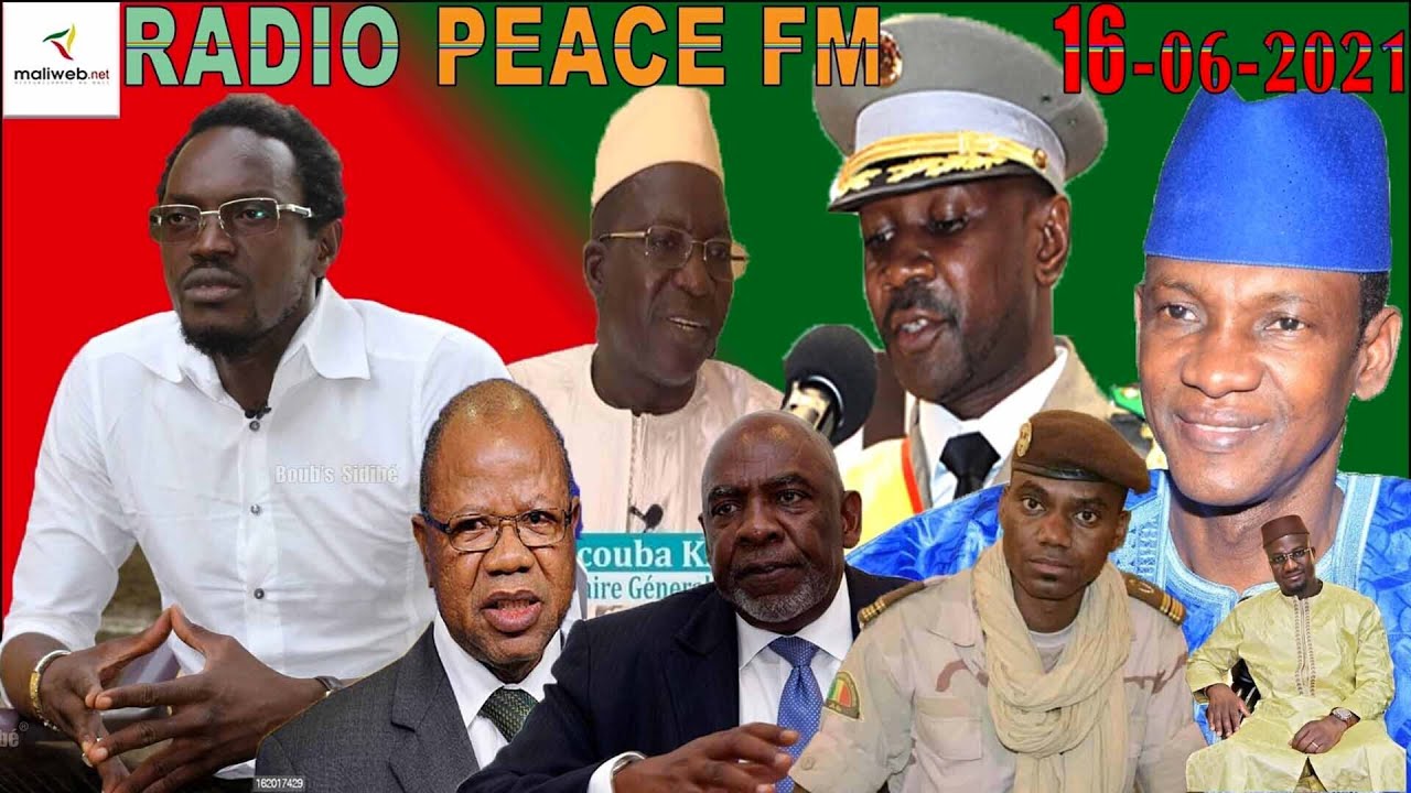 La Revue de Presse de la RADIO PEACE FM du 16 juin 2021