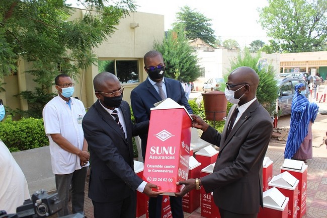 Sunu assurance : Une quinzaine de poubelles hygiéniques offertes à l’hôpital Gabriel Touré