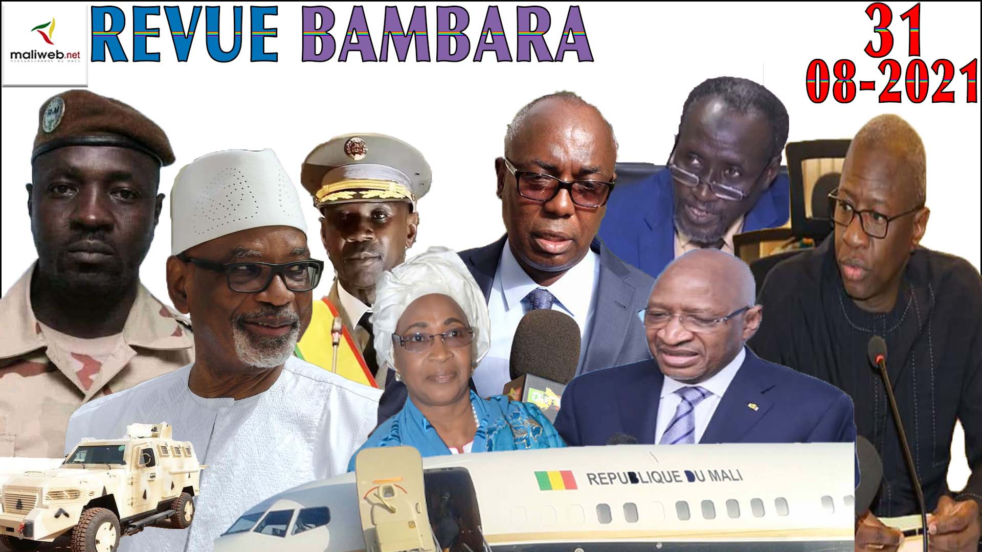 La Revue de Presse en Bambara du 31 Aout 2021