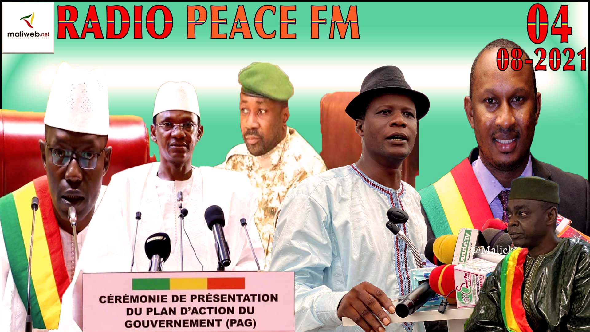 La Revue de Presse de la RADIO PEACE FM du 04 Août 2021