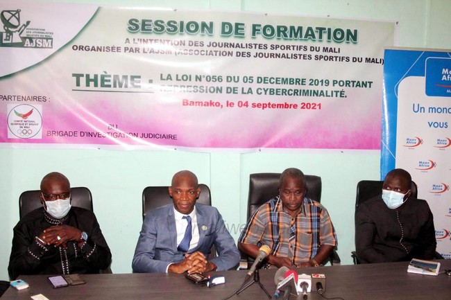 Répression de la cybercriminalité au Mali :  Les journalistes sportifs éclairés grâce au CNOSM