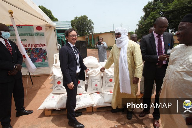 Sécurité alimentaire:  Le Japon offre 1000 tonnes de riz