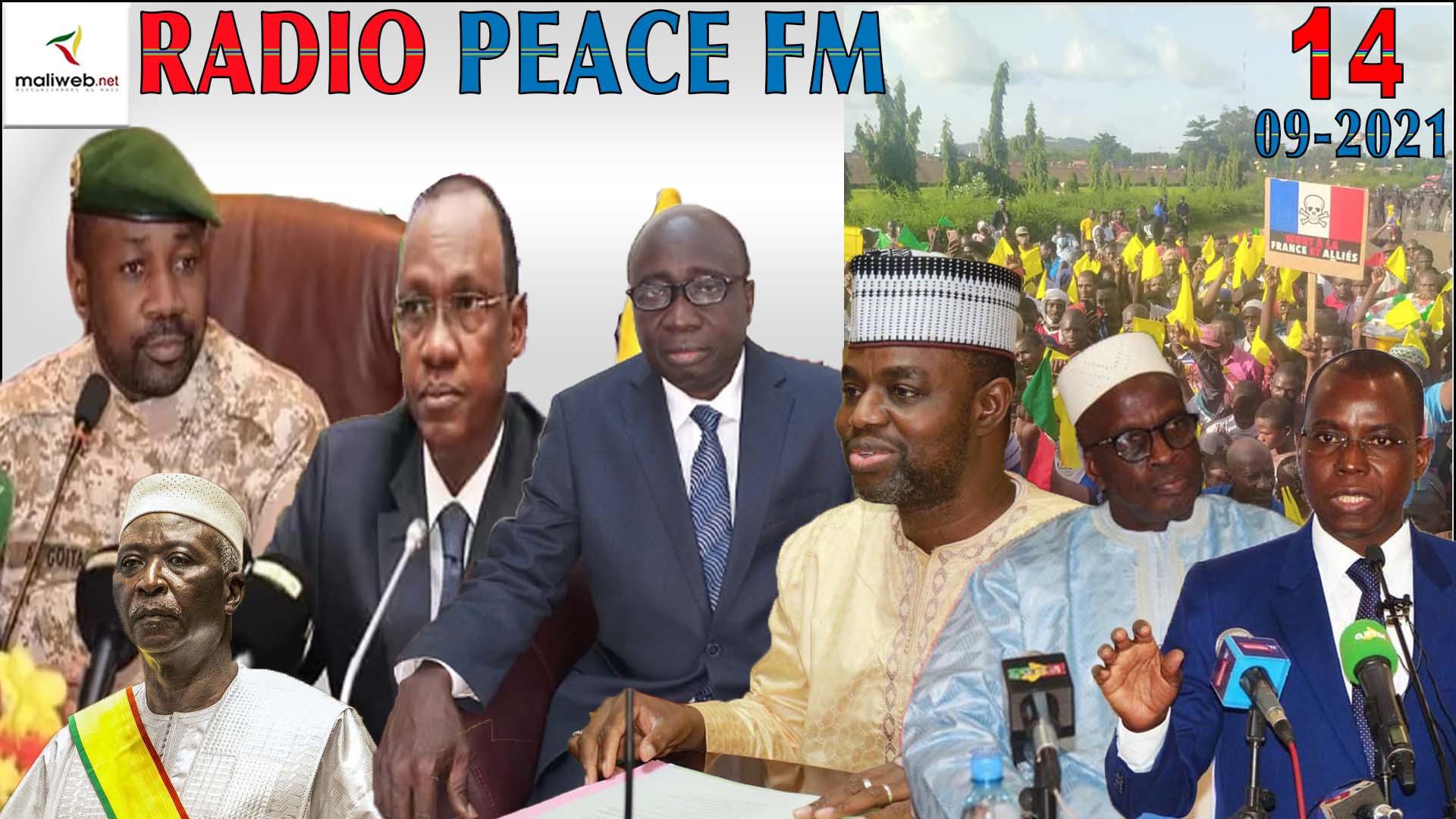 La Revue de Presse de la RADIO PEACE FM du 14 SEPTEMBRE 2021