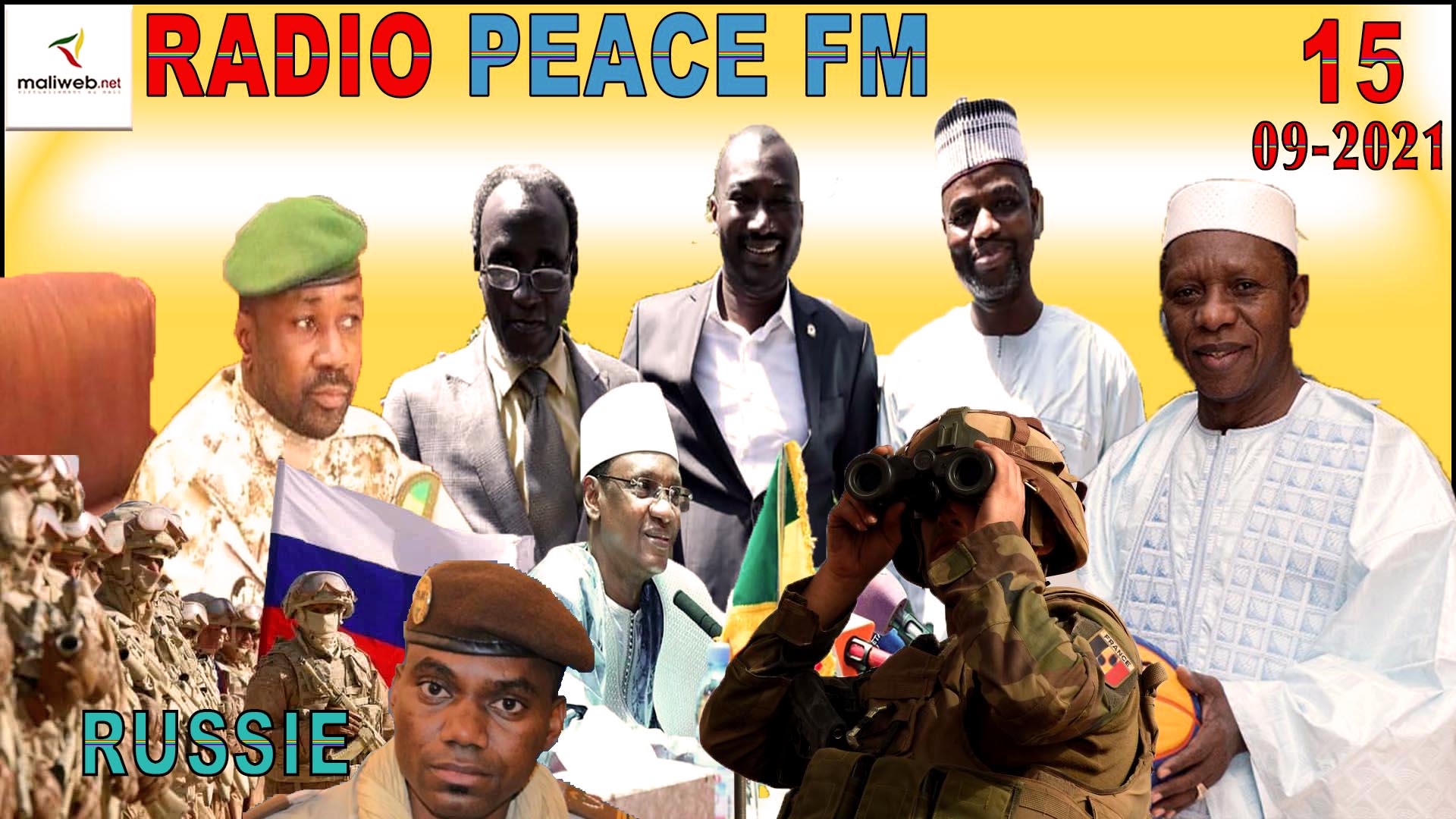 La Revue de Presse de la RADIO PEACE FM du 15 SEPTEMBRE 2021