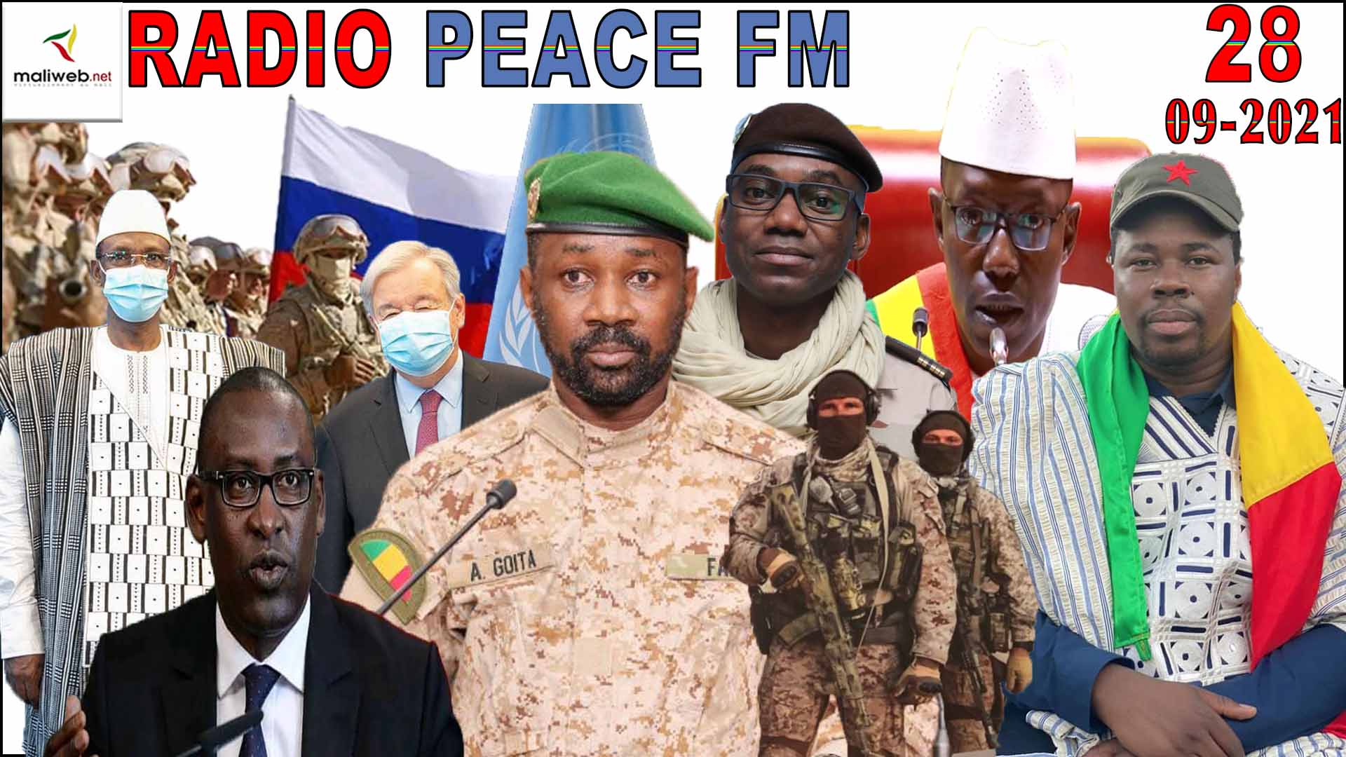 La Revue de Presse de la RADIO PEACE FM du 28 SEPTEMBRE 2021