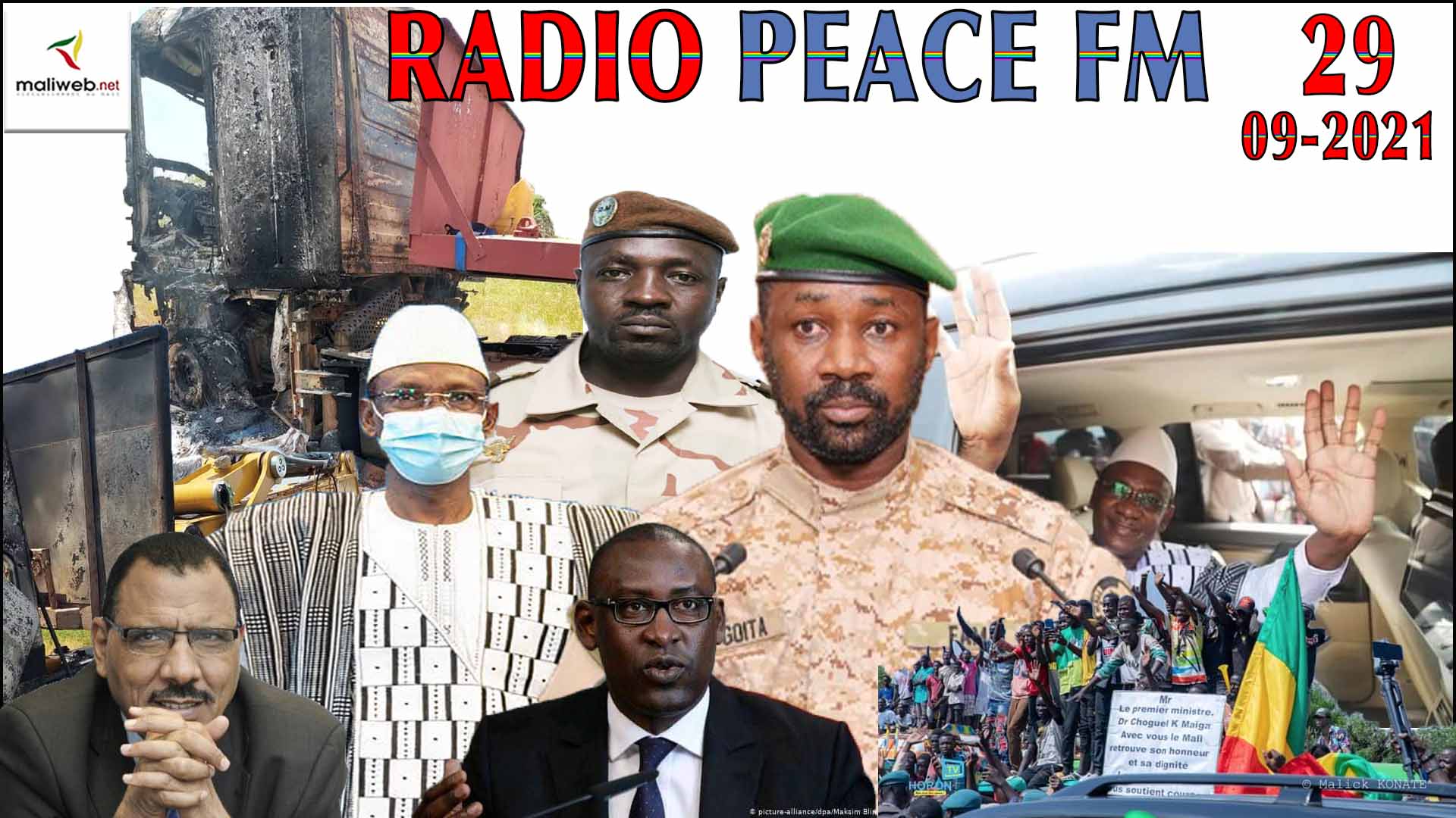 La Revue de Presse de la RADIO PEACE FM du 29 SEPTEMBRE 2021