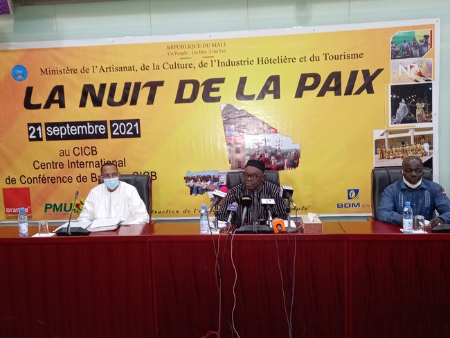 Promotion de la paix et de la cohésion sociale au Mali : « La Nuit de la Paix », prévue le 21 septembre prochain