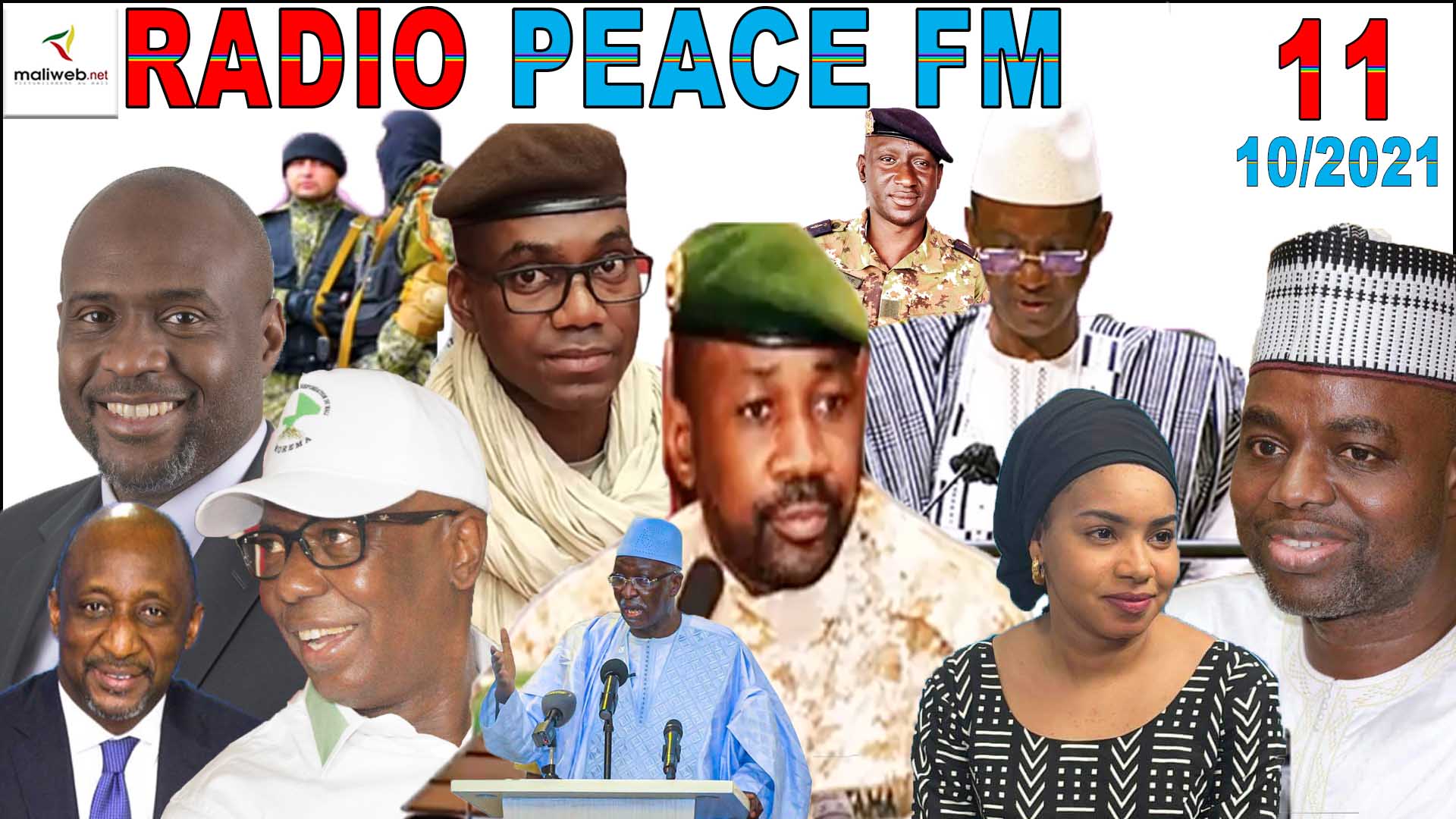 La Revue de Presse de la RADIO PEACE FM du 11 OCTOBRE 2021