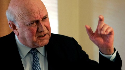 Frederik de Klerk, ancien président sud-africain et prix Nobel de la paix, est mort