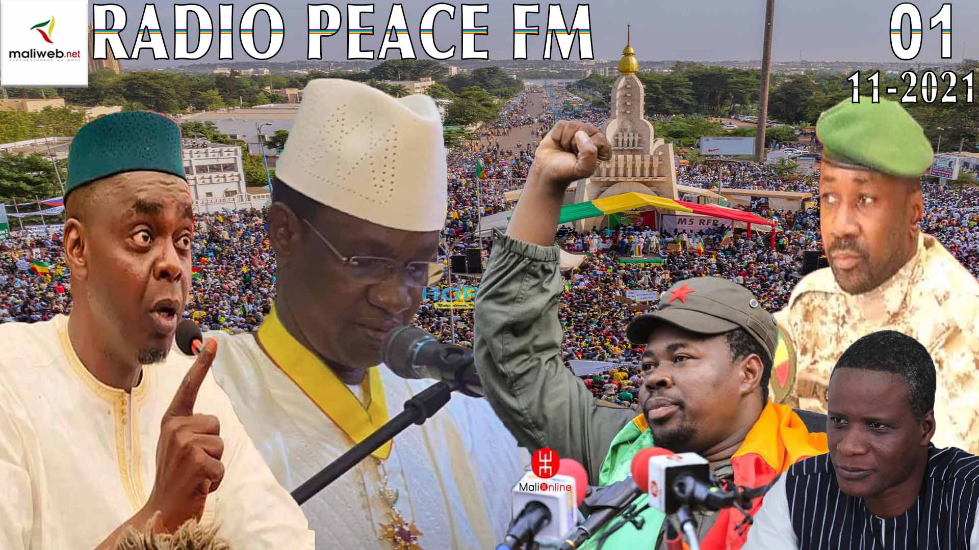 La Revue de Presse de la RADIO PEACE FM du 01 NOVEMBRE 2021