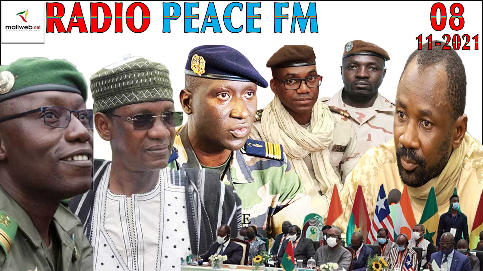 La Revue de Presse de la RADIO PEACE FM du 08 NOVEMBRE 2021