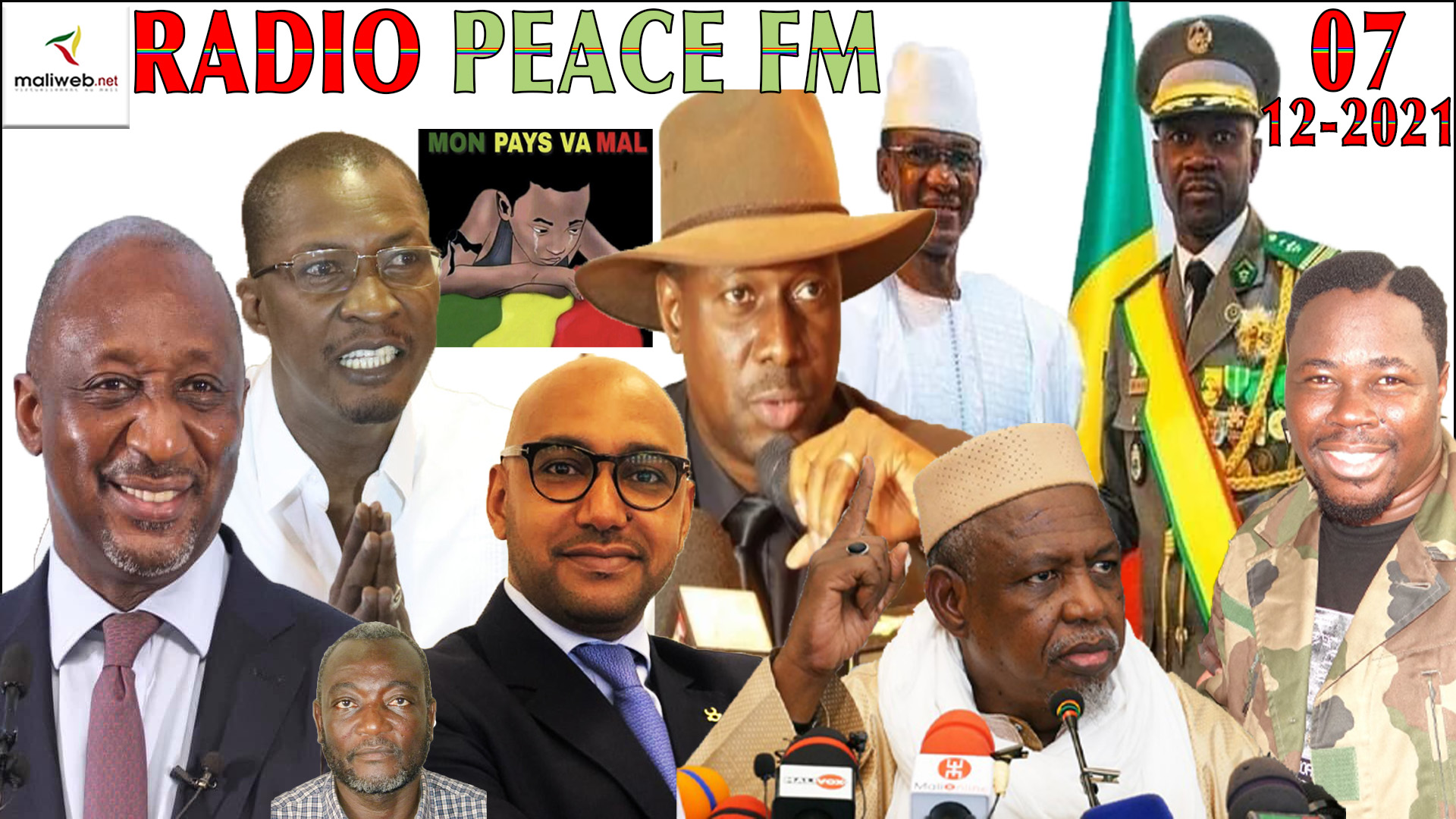 La Revue de Presse de la RADIO PEACE FM du 07 Décembre 2021