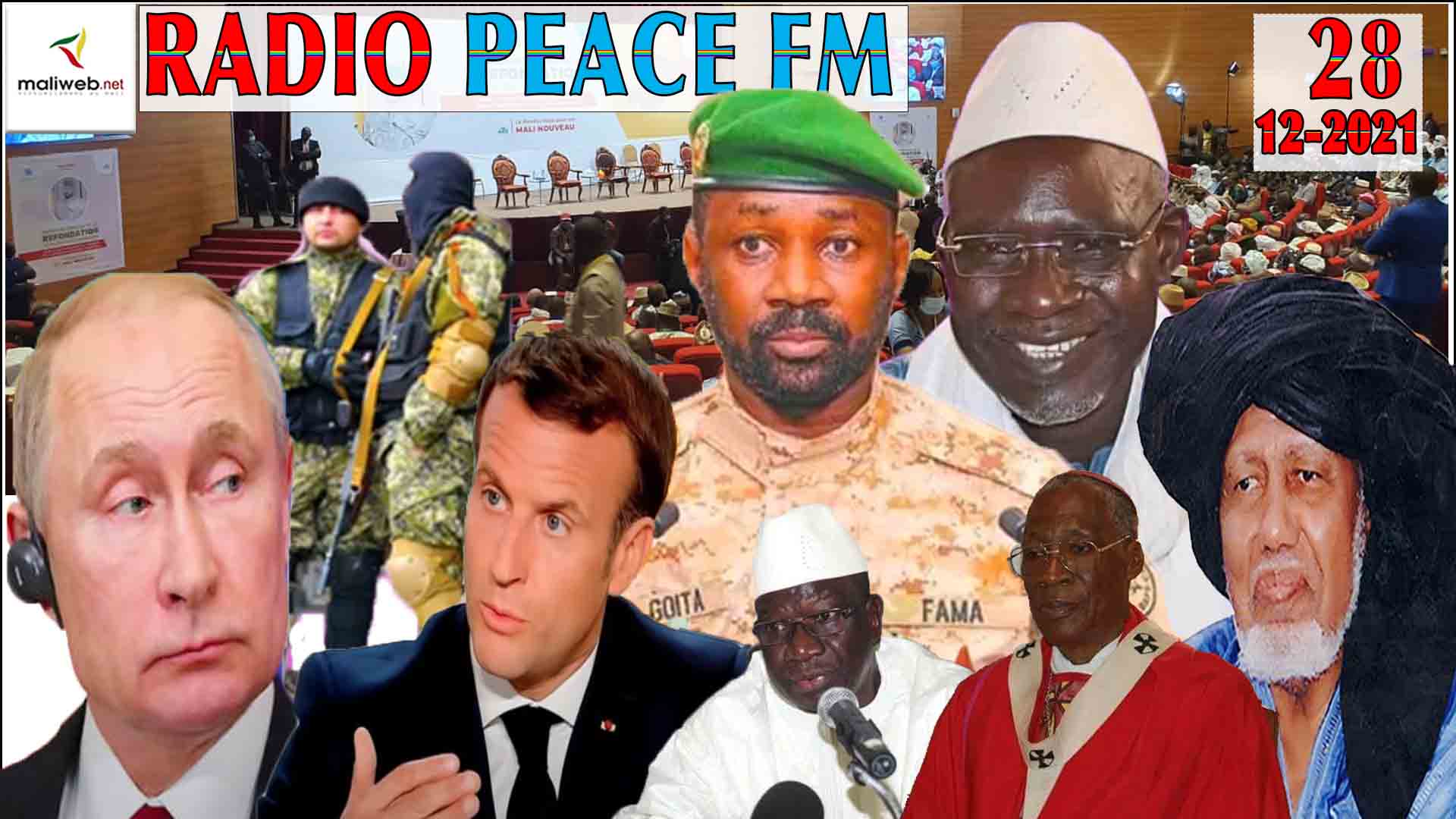 La Revue de Presse de la RADIO PEACE FM du 28 Décembre 2021