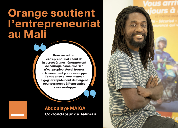 Orange soutient l'entrepreneuriat au Mali ( Abdoulaye Maiga)