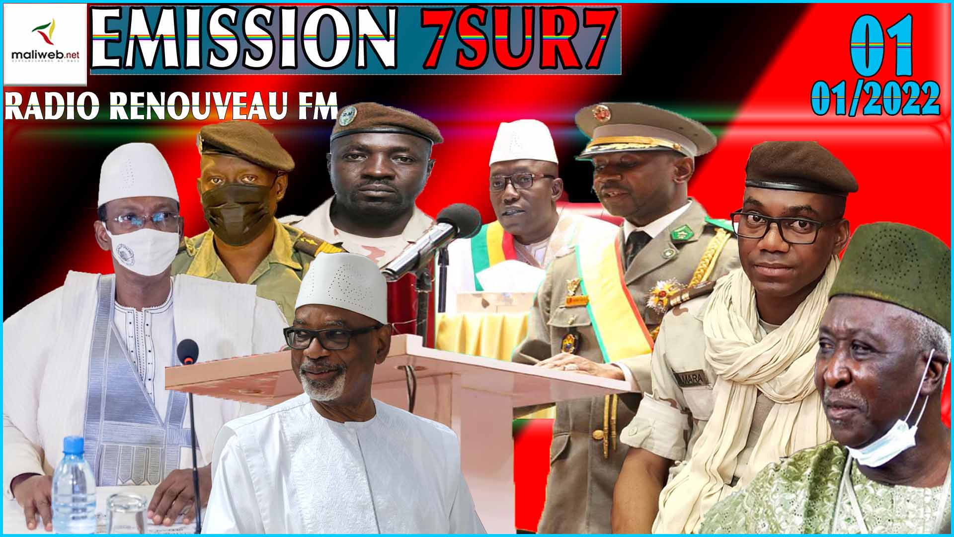 Emission 7SUR7 de la RADIO RENOUVEAU FM du 01 Janvier 202