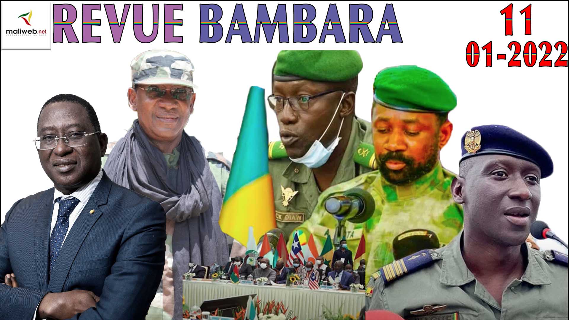 La Revue de Presse en Bambara du 11 Janvier 2022