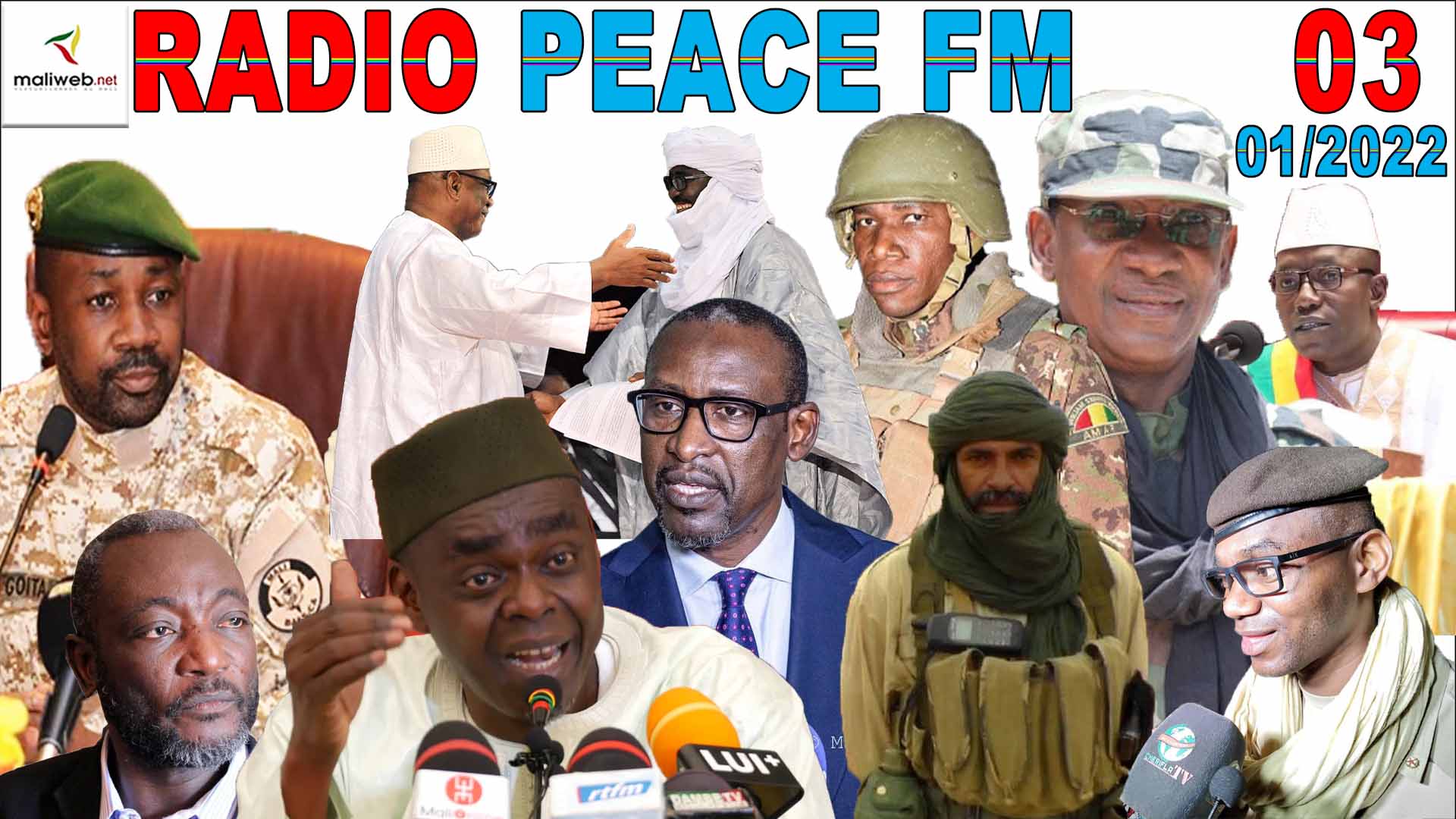 La Revue de Presse de la RADIO PEACE FM du 03 JANVIER 2022