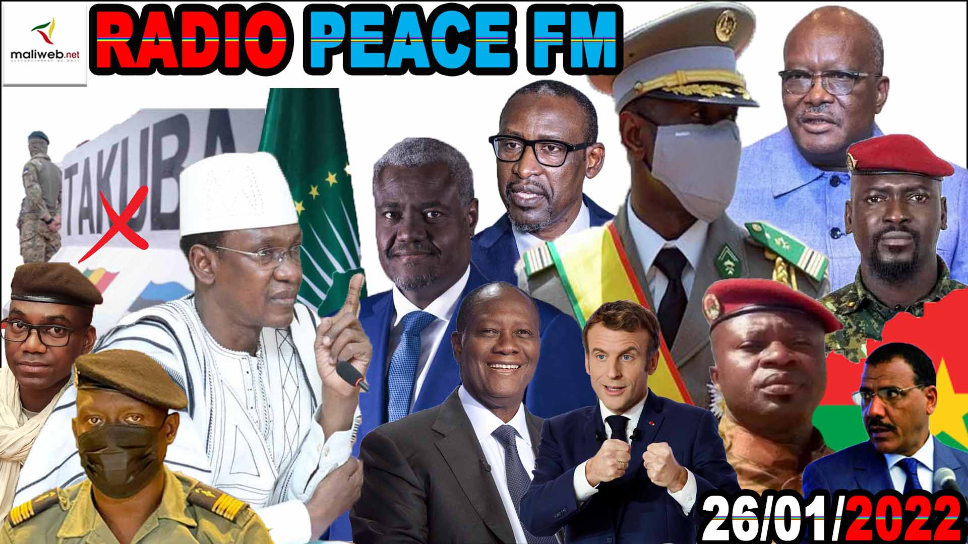 La Revue de Presse de la RADIO PEACE FM du 26 JANVIER 2022