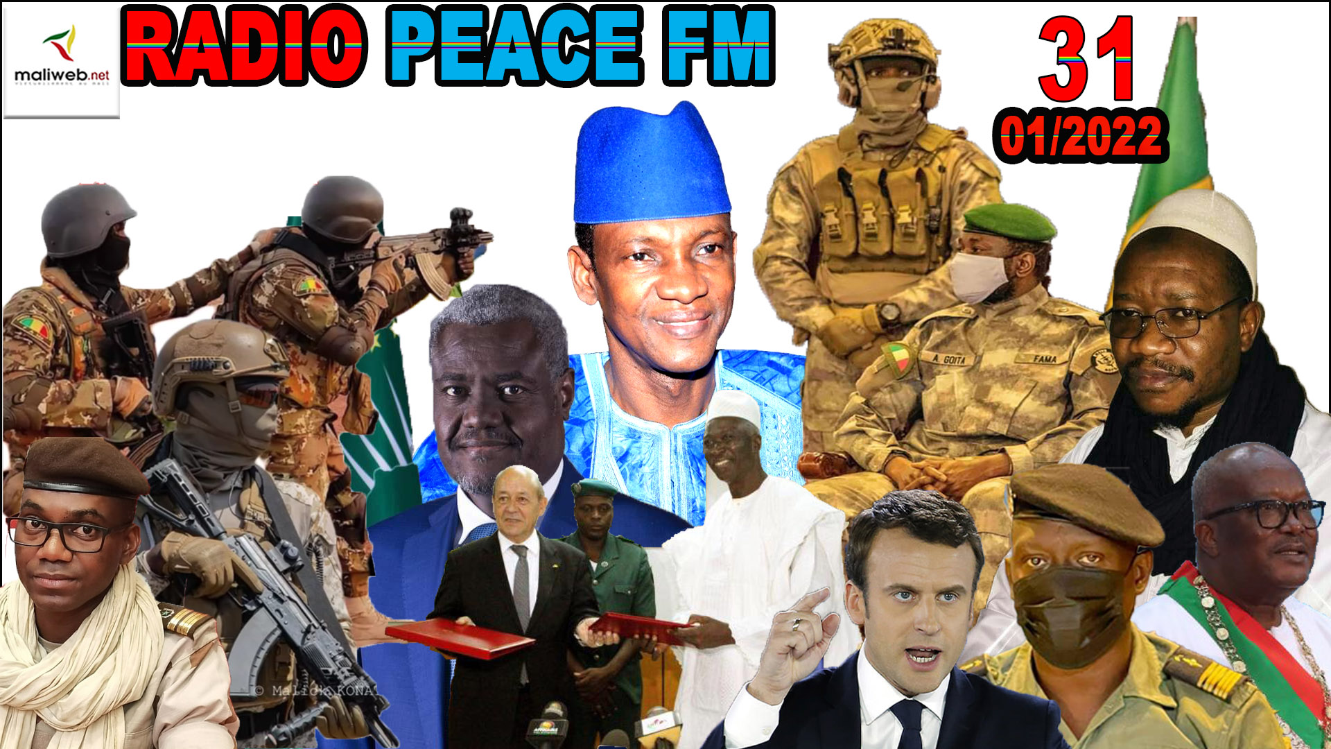 La Revue de Presse de la RADIO PEACE FM du 31 JANVIER 2022