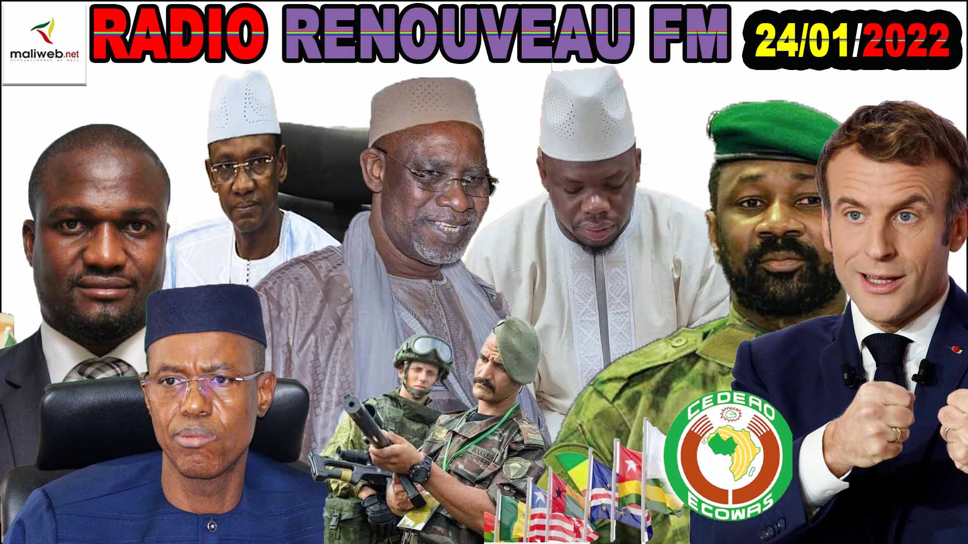 La Revue de Presse de la RADIO RENOUVEAU FM du 24 Janvier 2022