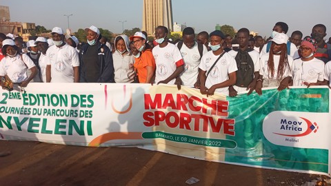 Journées du parcours des NYELENI :  CNOSM magnifie  le sport féminin à travers une marche