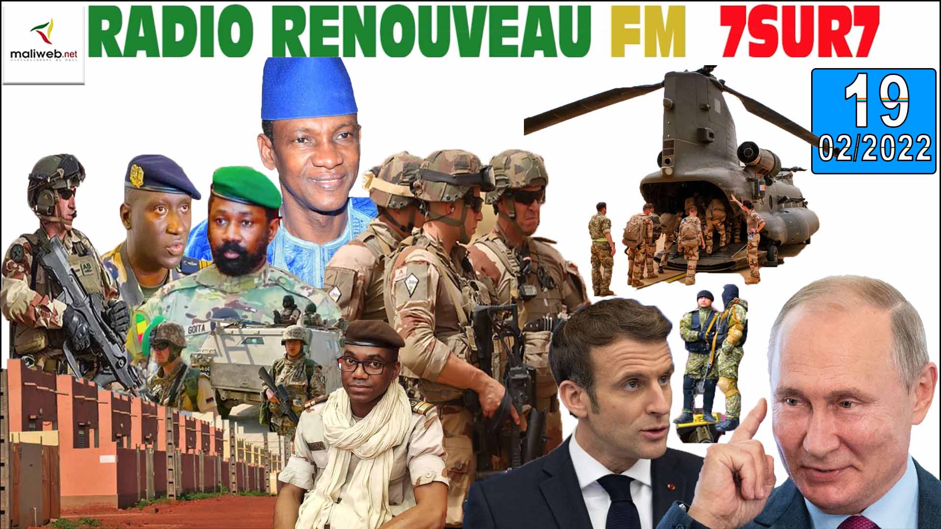 Emission 7SUR7 de la RADIO RENOUVEAU FM du 19 Février 2022