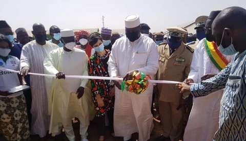 Les locaux de la mairie, de la gare routière de Sincina et les bureaux provisoires du gouverneur inaugurés par le ministre Abdoulaye Maïga