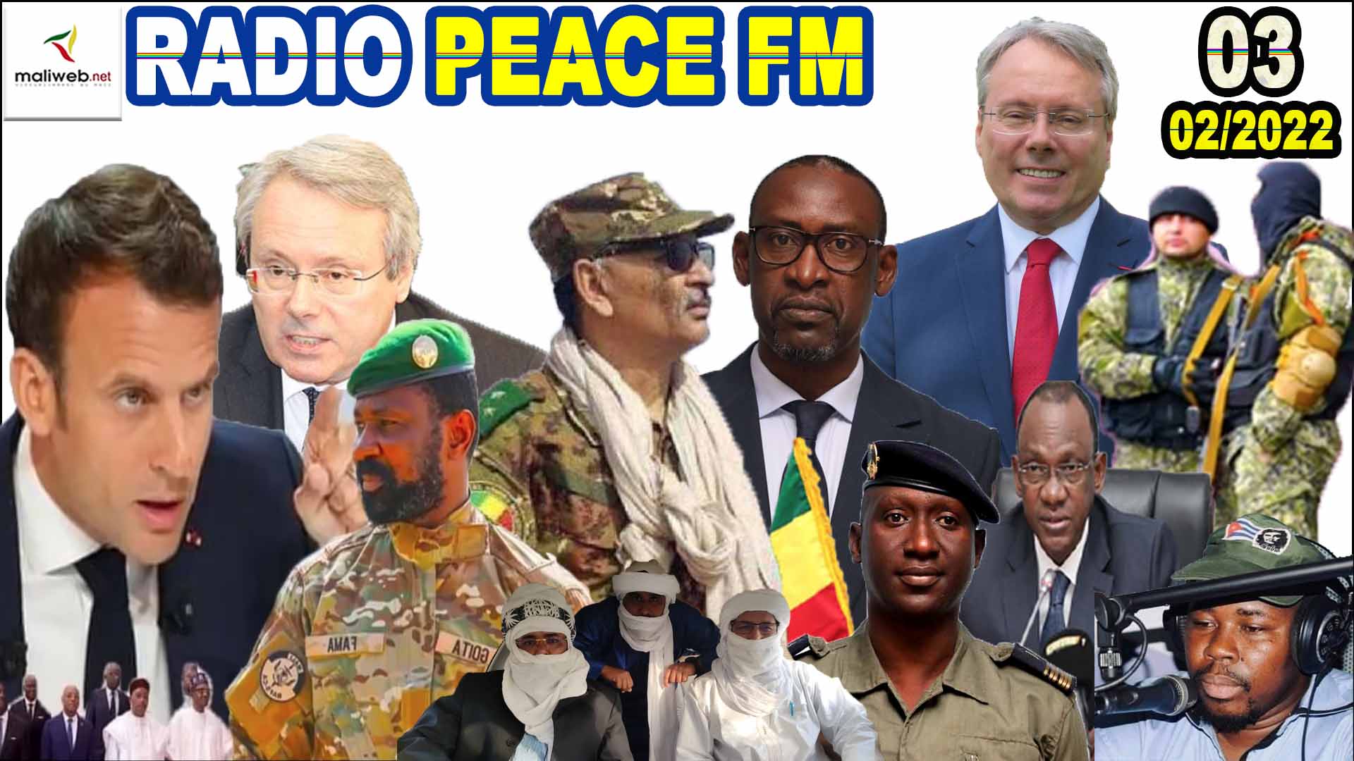 La Revue de Presse de la RADIO PEACE FM du 03 FÉVRIER 2022