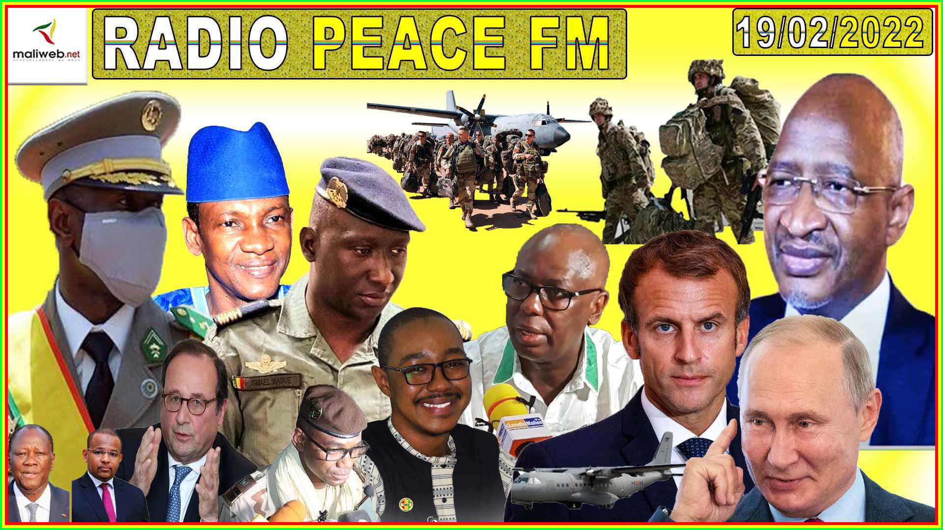 La Revue de Presse de la RADIO PEACE FM du 19 Février 2022