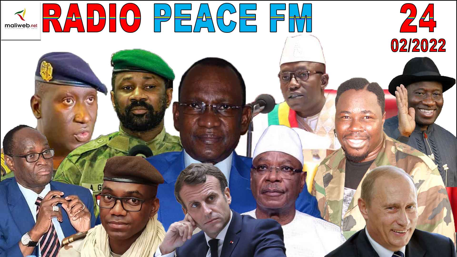 La Revue de Presse de la RADIO PEACE FM du 24 Février 2022