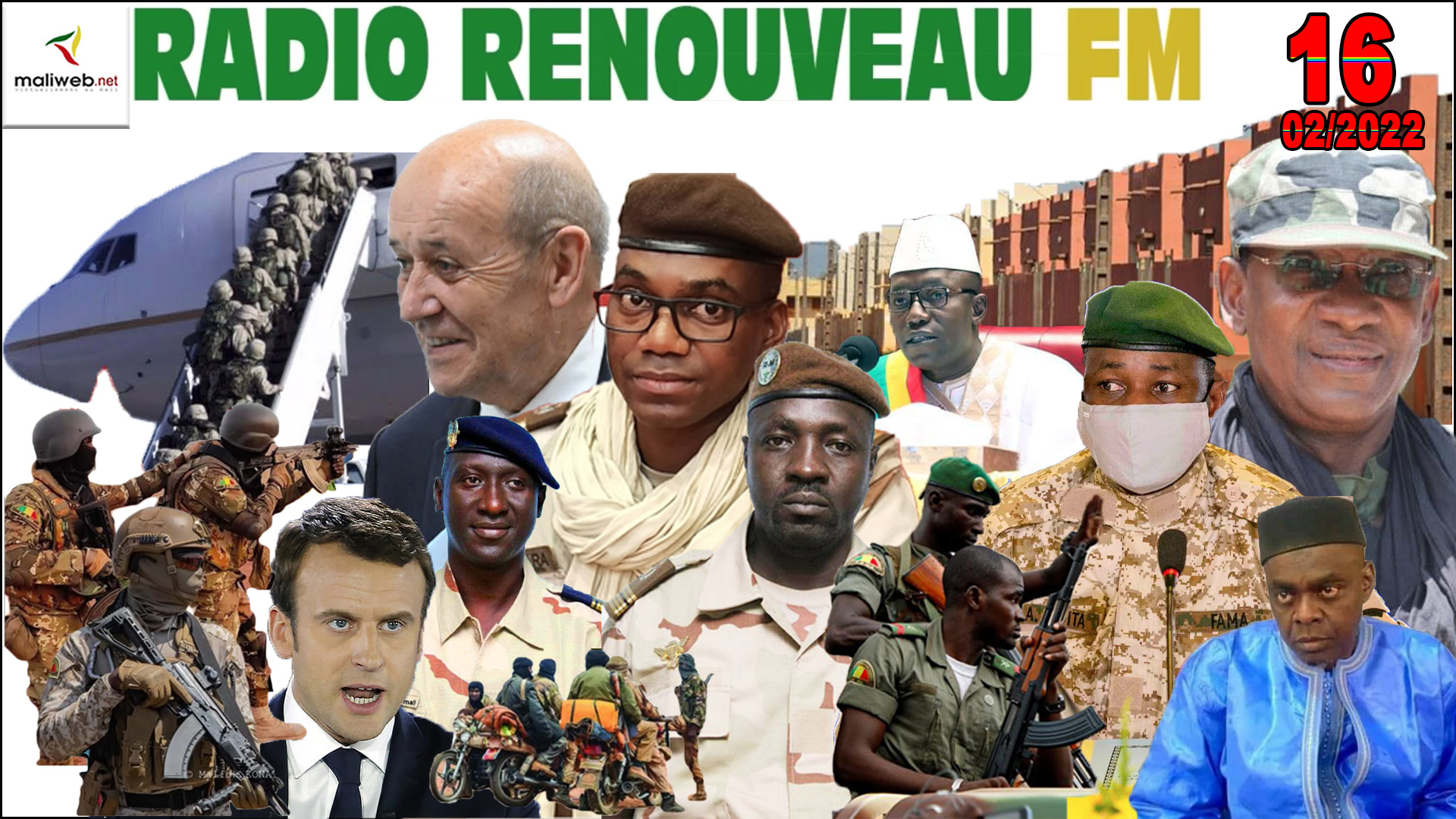 La Revue de Presse de la RADIO RENOUVEAU FM du 16 Février 2022