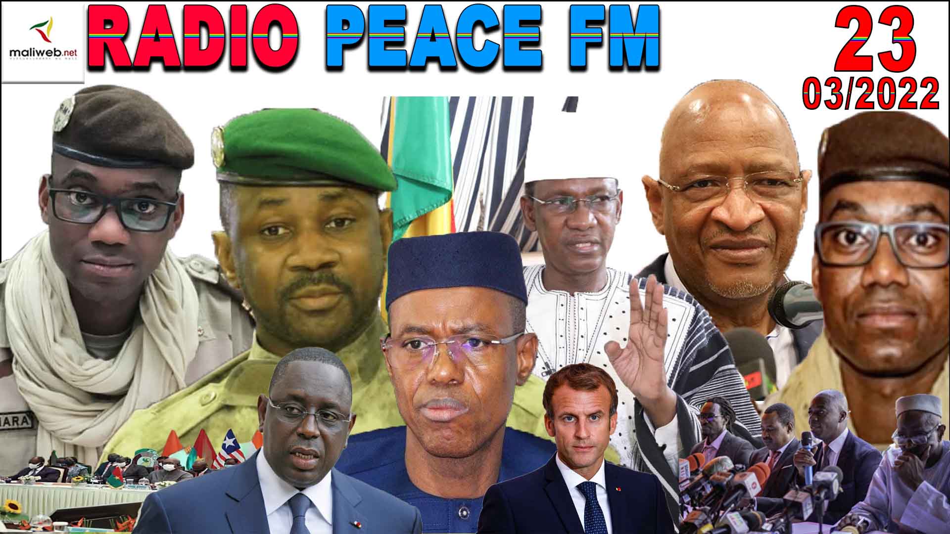 La Revue de Presse de la RADIO PEACE FM du 23 MARS 2022