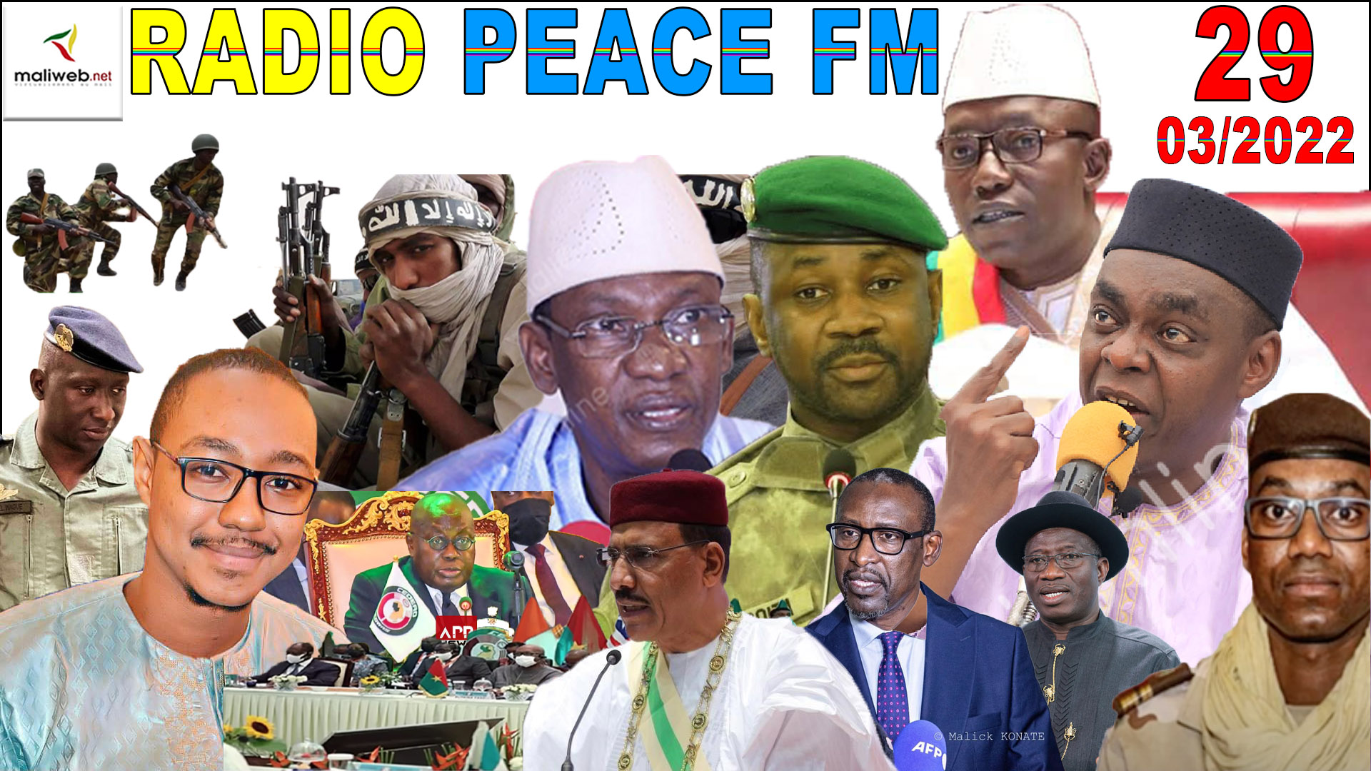 La Revue de Presse de la RADIO PEACE FM du 29 MARS 2022