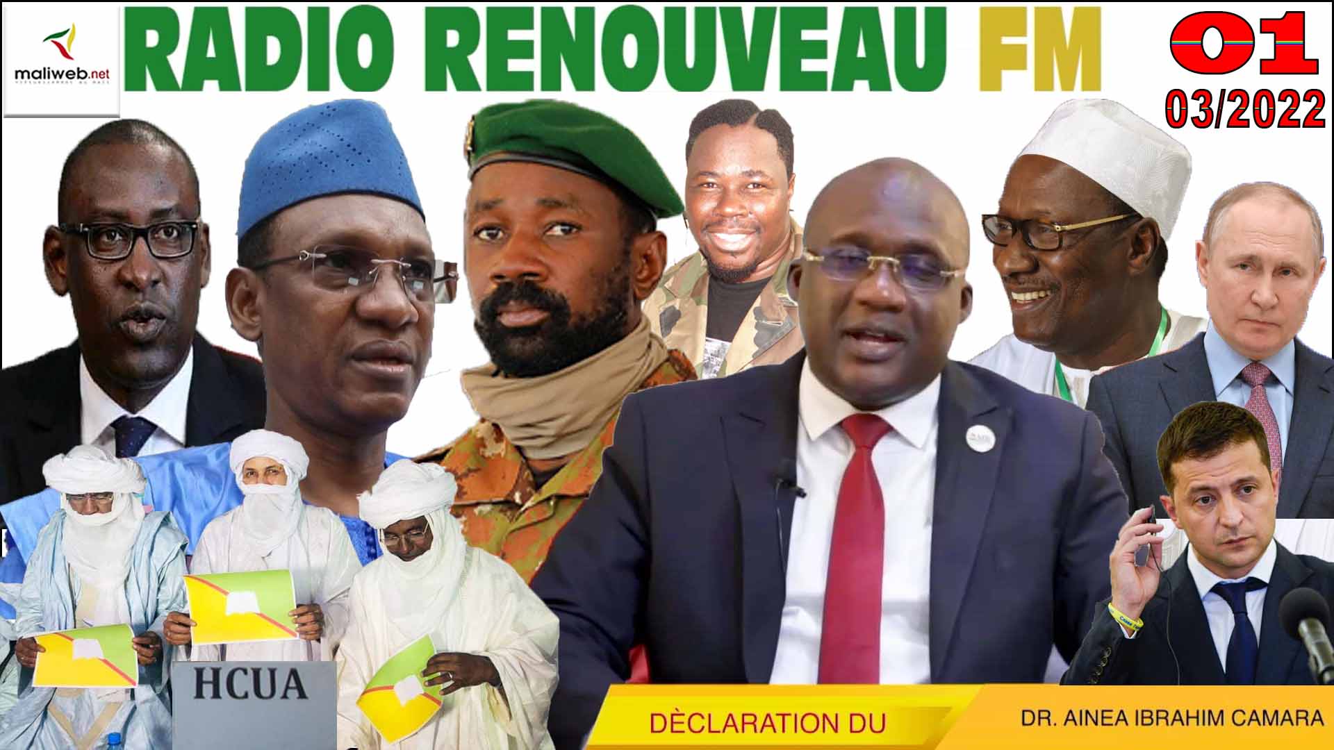 La Revue de Presse de la RADIO RENOUVEAU FM du 01 MARS 2022