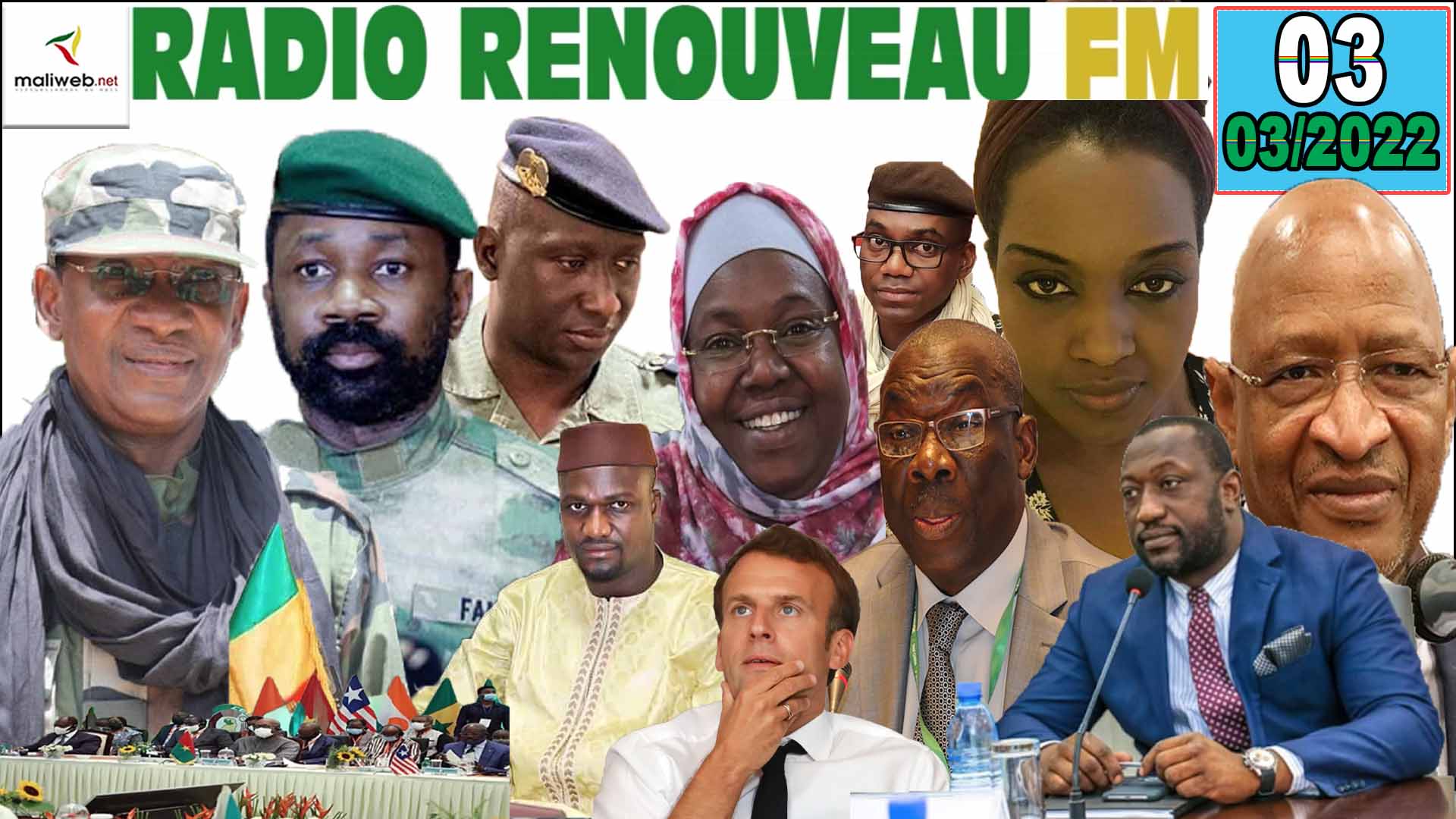 La Revue de Presse de la RADIO RENOUVEAU FM du 03 MARS 2022