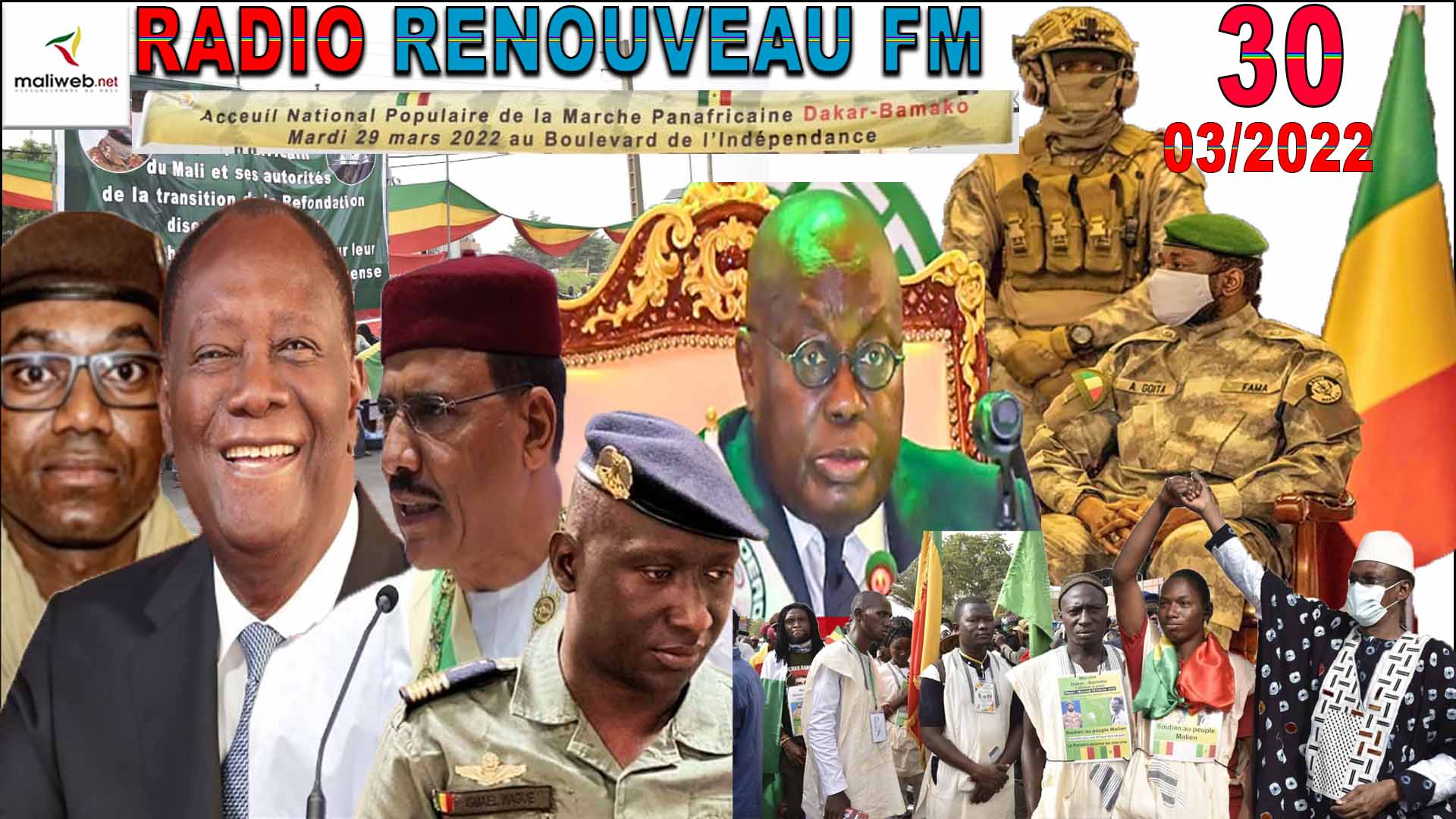 La Revue de Presse de la RADIO RENOUVEAU FM du 30 MARS 2022