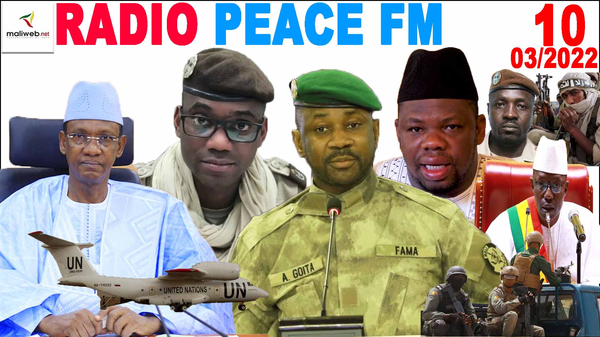 La Revue de Presse de la RADIO PEACE FM du 10 MARS 2022