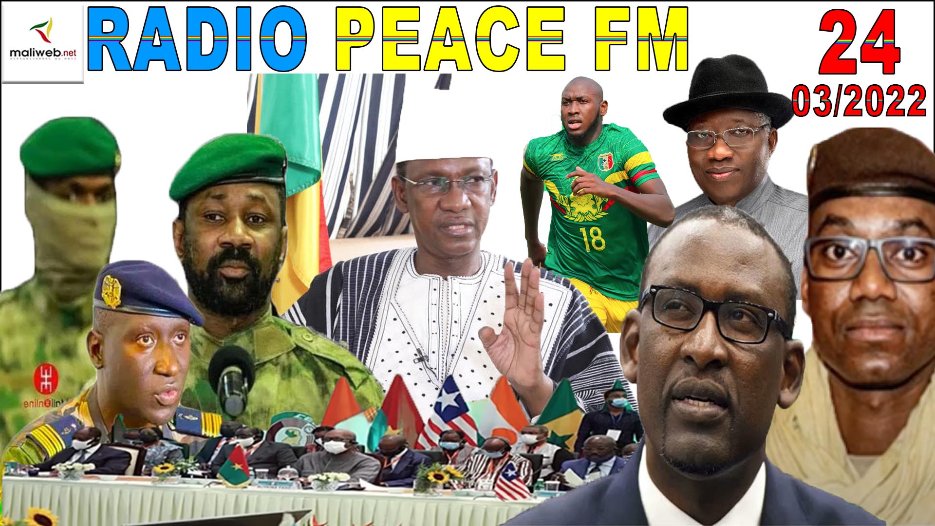 La Revue de Presse de la RADIO PEACE FM du 24 MARS 2022