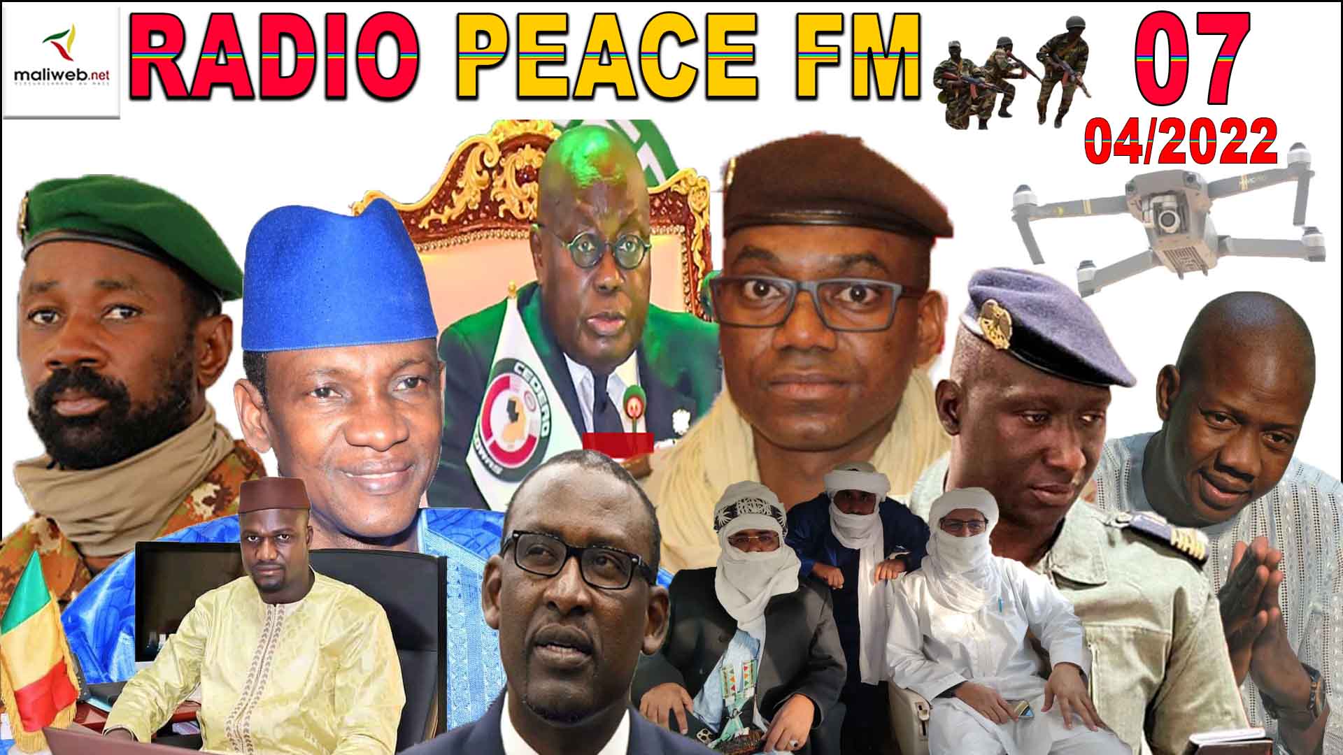 La Revue de Presse de la RADIO PEACE FM du 07 AVRIL 2022