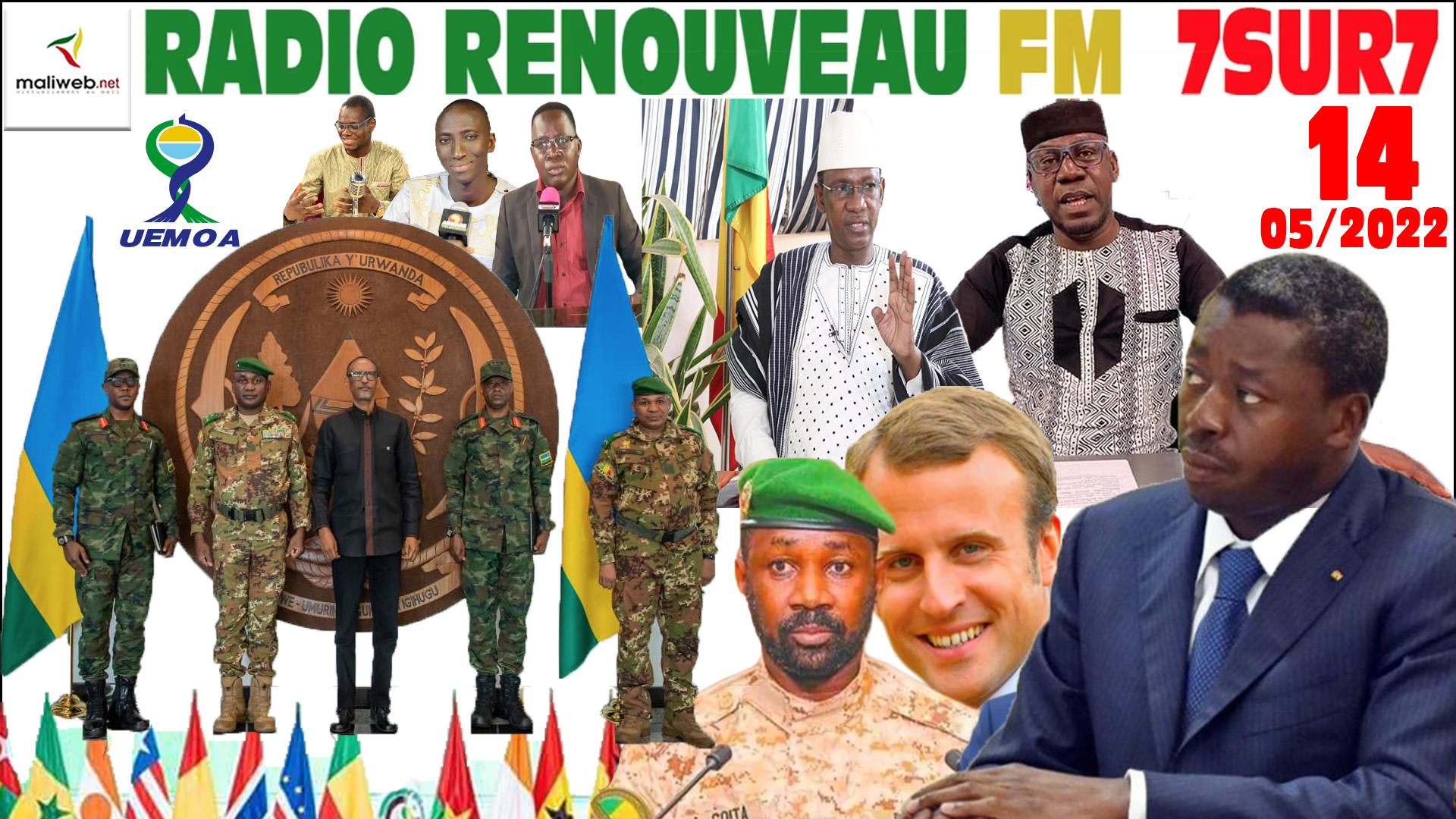 Emission 7SUR7 de la RADIO RENOUVEAU FM du 14 MAI 2022