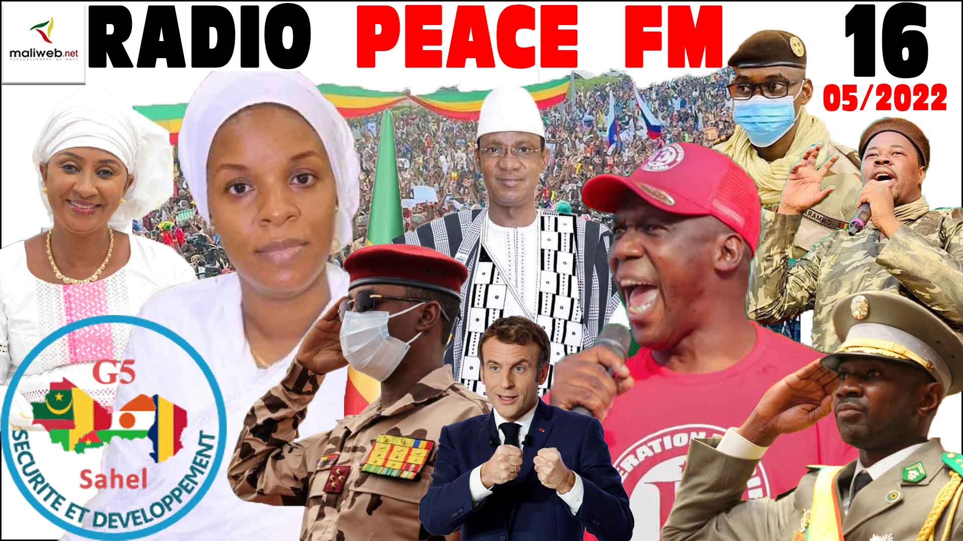 La Revue de Presse de la RADIO PEACE FM du 16 MAI 2022