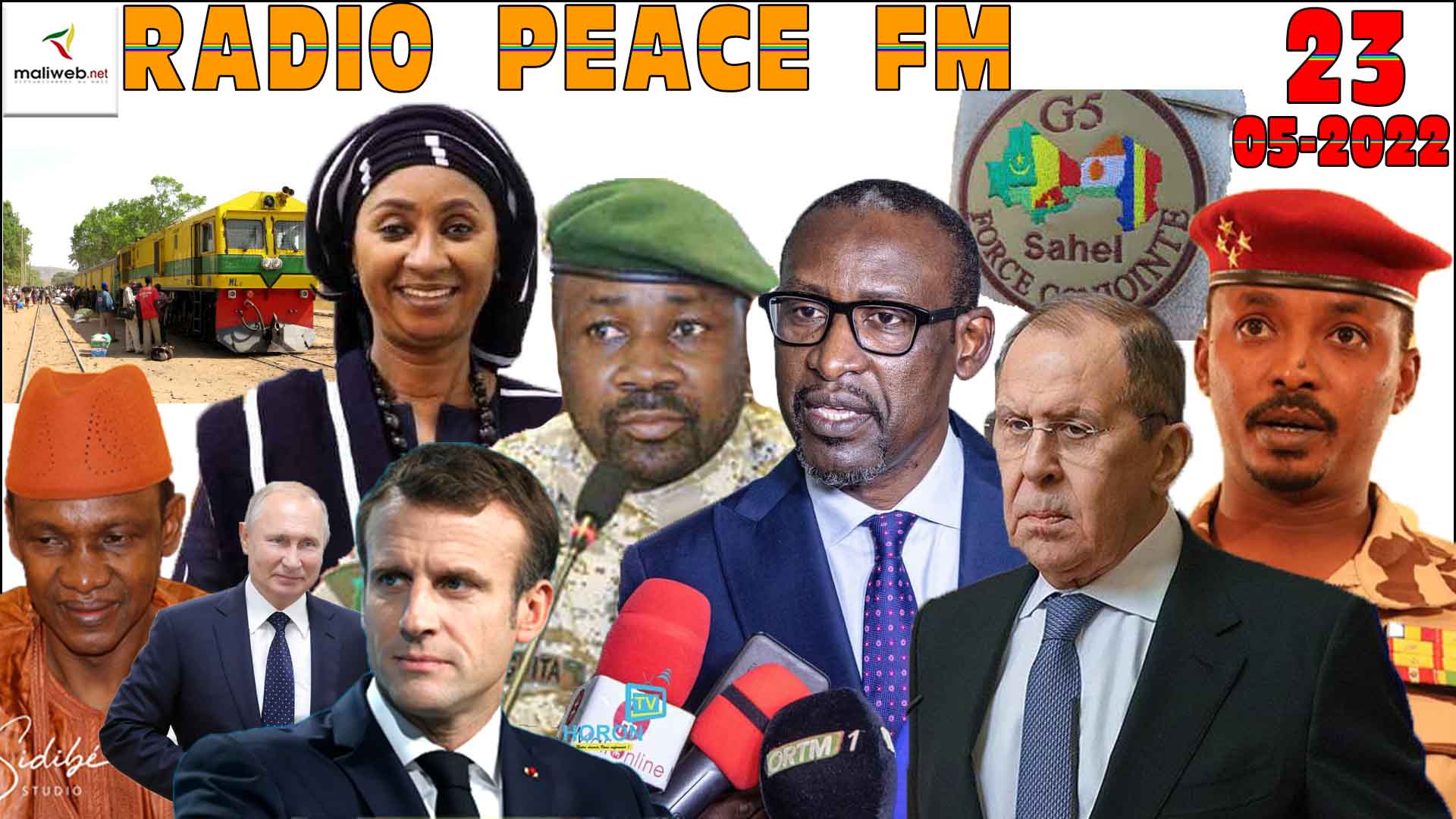 La Revue de Presse de la RADIO PEACE FM du 23 MAI 2022