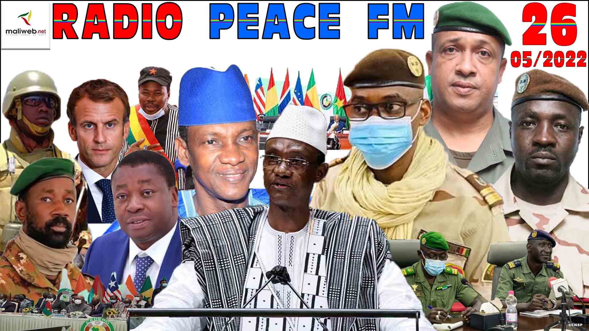 La Revue de Presse de la RADIO PEACE FM du 26 MAI 2022