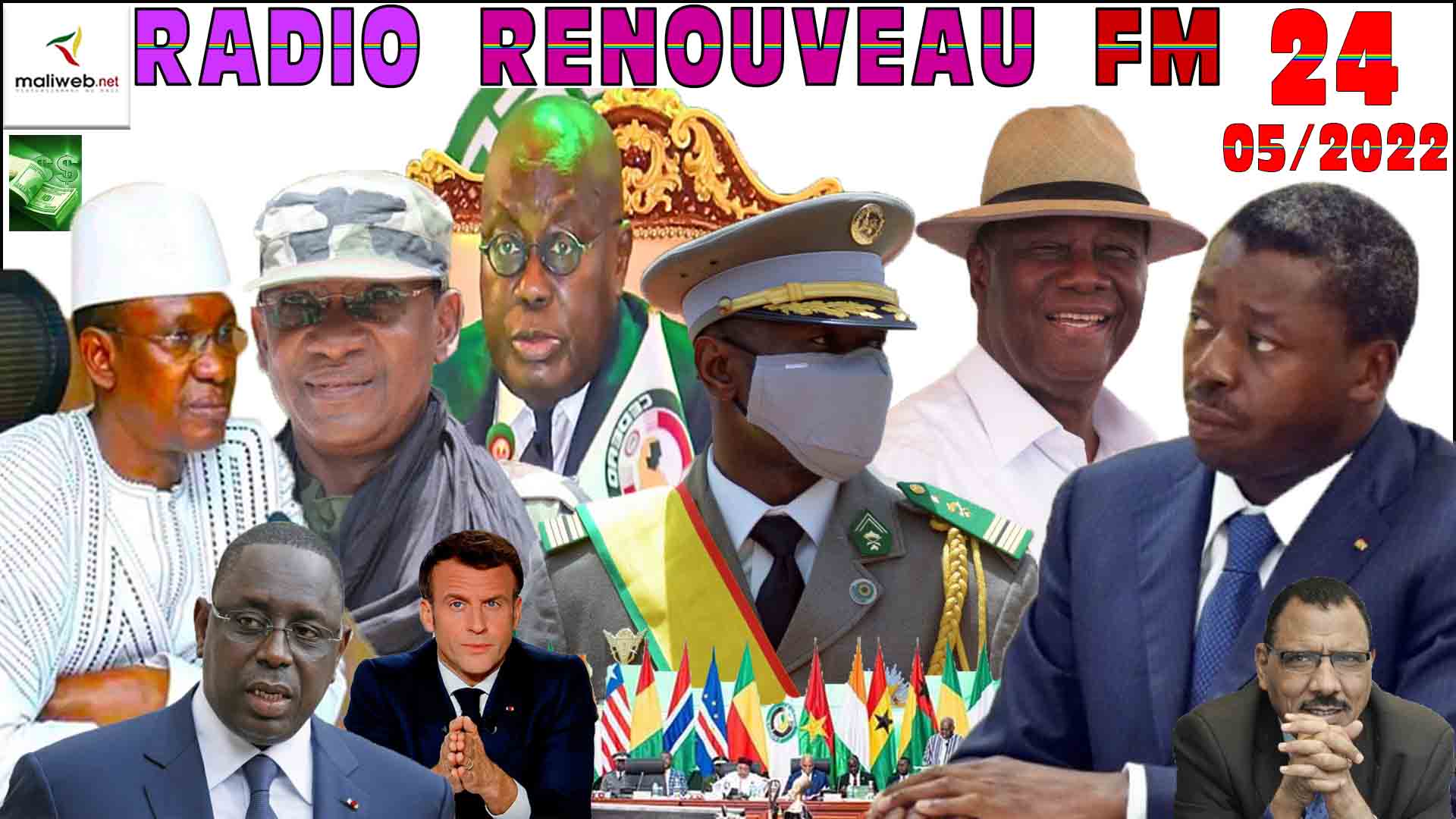 La Revue de Presse de la RADIO RENOUVEAU FM du 24 MAI 2022