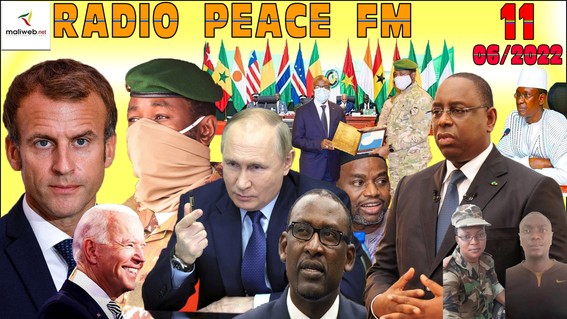 La Revue de Presse de la RADIO PEACE FM du 11 JUIN 2022