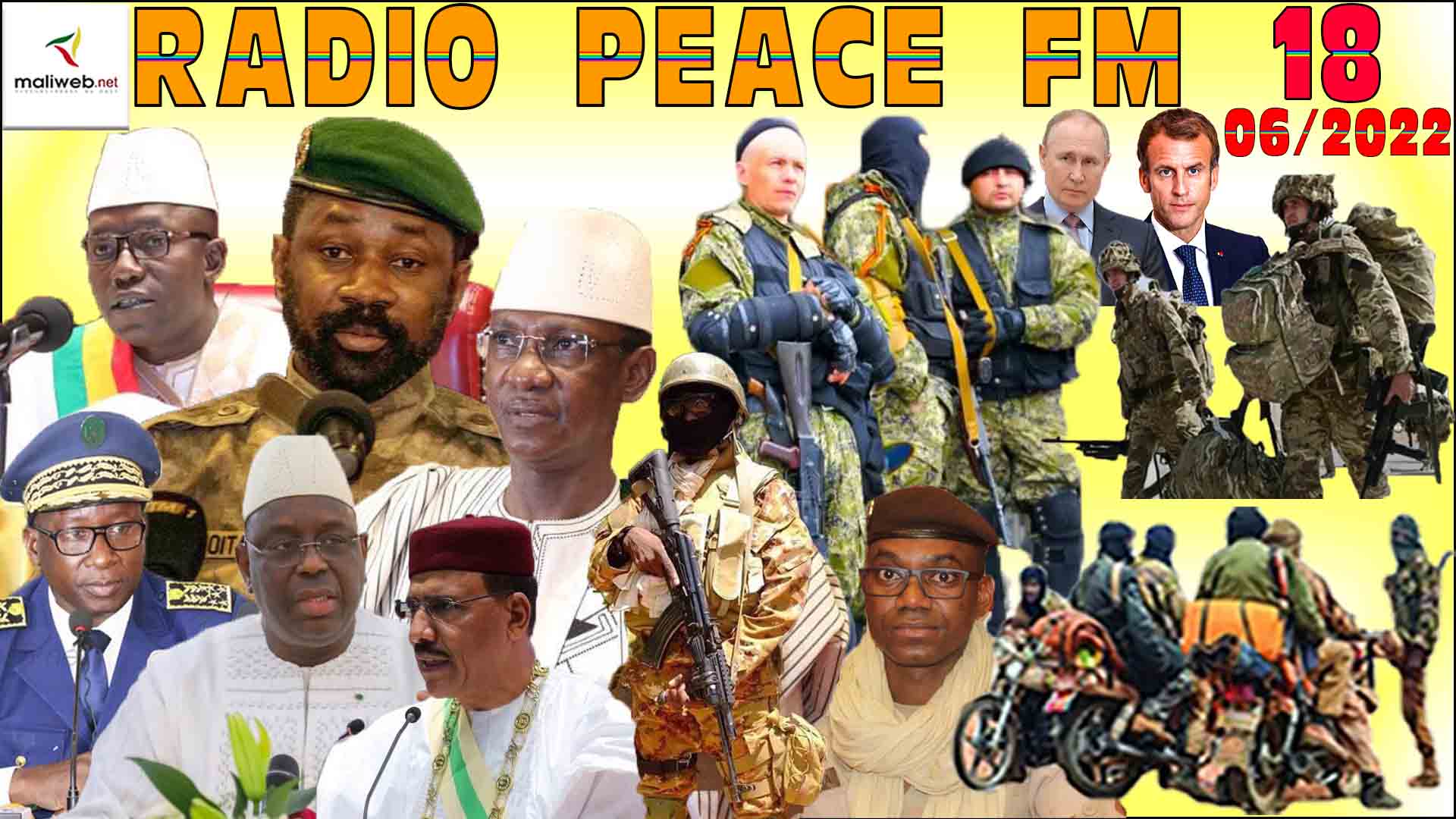 La Revue de Presse de la RADIO PEACE FM du 18 JUIN 2022